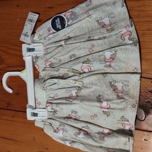 Nwt oshkosh pin sz 4t unicorn skort